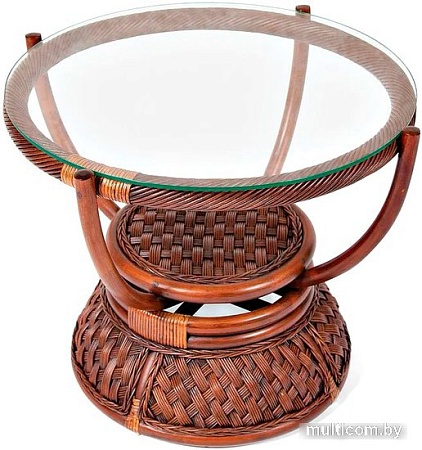 Стол TetChair Andrea D60х50см Pecan Washed (античный орех)