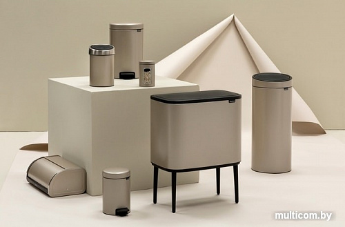 Brabantia Pedal Bin NewIcon 3 л (шампань)