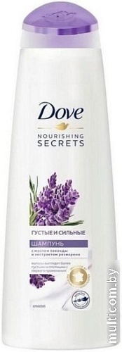 Шампунь Dove Nourishing Secrets густые и сильные лаванда и розмарин 380 мл