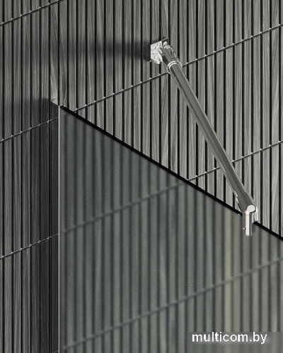 Душевая стенка MaybahGlass 195x109 MGD-680-5у (сатин стекло/хром матовый)