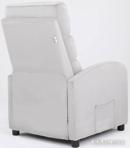 Реклайнер Calviano 2164 (велюр серый)