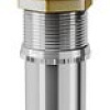 Донный клапан D&amp;K 1/4&amp;quot; Клик-клак DC9001 (хромированная крышка)