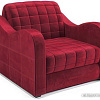 Кресло-кровать Мебель-АРС Барон №4 (бархат, красный Star Velvet 3 Dark Red)