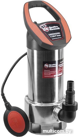 Дренажный насос Quattro Elementi Drenaggio 1100 F Inox
