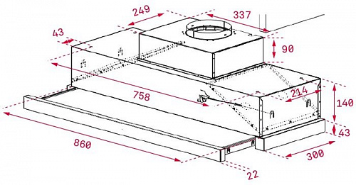 Кухонная вытяжка TEKA CNL 9610 [40436850]