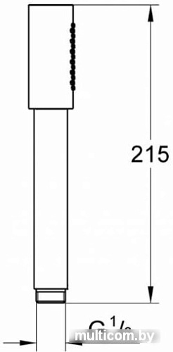 Душевая лейка Grohe Sena Stick 26465DC0 (суперсталь)