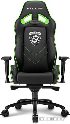 Кресло Sharkoon Shark Skiller SGS3 BK/GN (черный/зеленый)