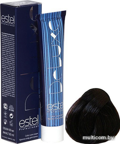 Estel Professional De Luxe 5/75 светлый шатен коричнево-красный