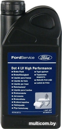 Тормозная жидкость Ford DOT4 LV 1л
