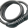 Тросовый велосипедный замок Tonyon 10x1000 567С-1010 (черный)