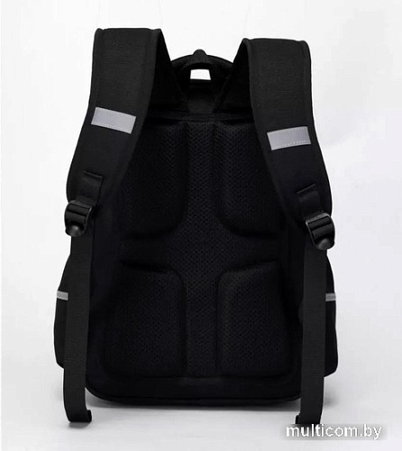 Школьный рюкзак Sun Eight SE-22001 (зеленый/черный)