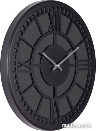Настенные часы Рубин Классика 3230-004 (черный/зеркало)