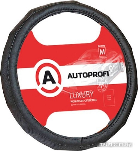 Оплетка на руль Autoprofi AP-1050 BK (M) (черный)