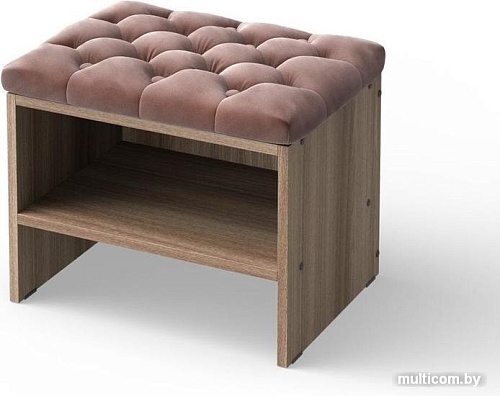 Банкетка Лион Флер 600 (neo 09 мокко/шимо темный)