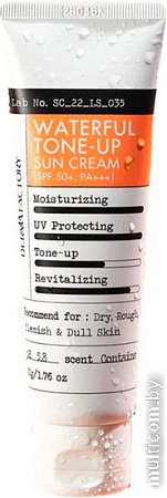 Крем солнцезащитный Derma Factory Увлажняющий Waterful Tone-Up Sun Cream SPF 50+ PA+++ (50 мл)