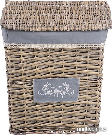 Корзина Natural House Лен EW-19L (серый)