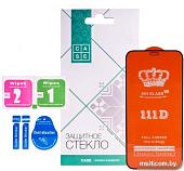 Защитное стекло Case 111D для iPhone 12 Mini (черный глянец)