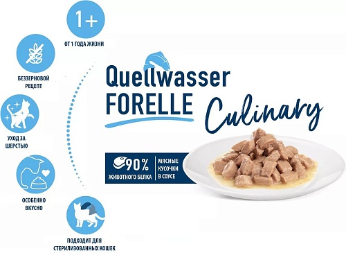 Пресервы Happy Cat Quellwasser Forelle форель 20х85 г