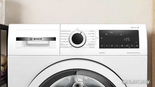 Стирально-сушильная машина Bosch Serie 4 WNA134B0SN