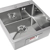 Кухонная мойка ARFEKA Eco AR 500*500 Satin Decor Millet Grains