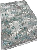 Radjab Carpet Афина Прямоугольник 9009A 12808RK (1.6x2.3, Grey/Green)