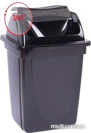 Корзина для бумаг Стамм КР90 (черный)