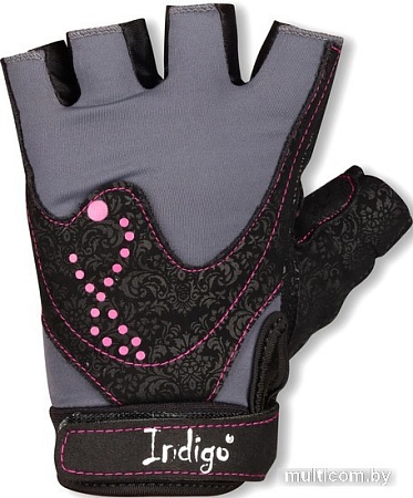 Перчатки для фитнеса Indigo SB-16-8056 (M, серый)