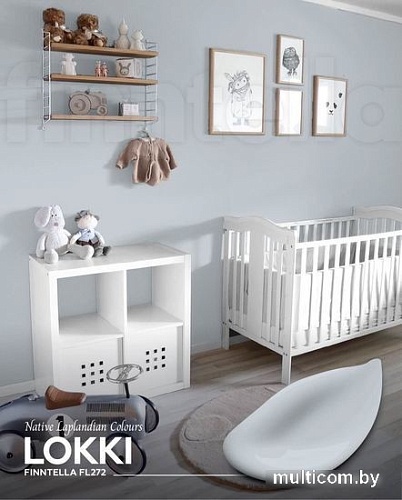 Краска Finntella Foxy Lapselli Matte Lokki F-50-1-9-FL272 9 л (серый)