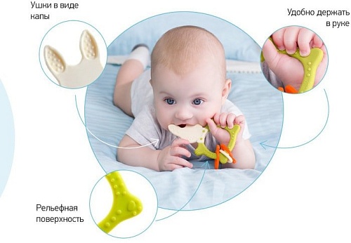 Сортер Roxy Kids Bunny Teether RBT-001GN (зеленый)