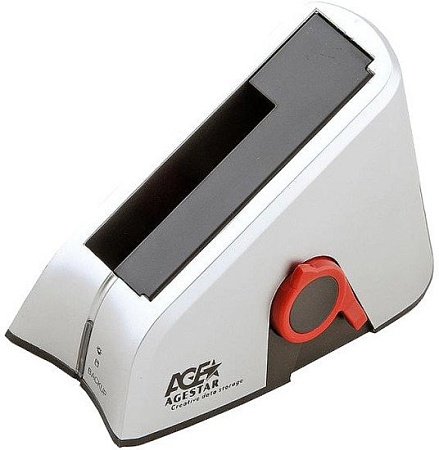 Бокс для жесткого диска AgeStar 3UBT Silver