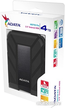 Внешний жесткий диск A-Data HD710P 4TB (черный)