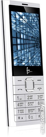 Мобильный телефон F+ B280 (серебристый)