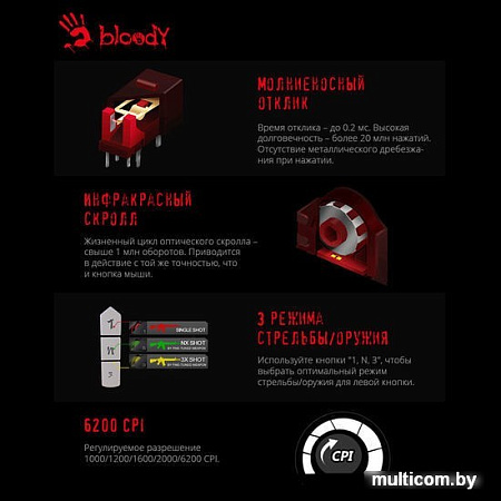 Игровая мышь A4Tech Bloody A70