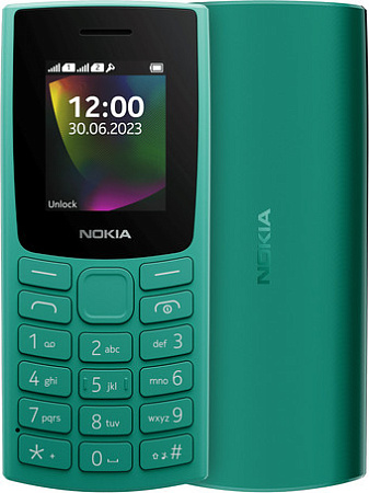 Кнопочный телефон Nokia 106 (2023) Dual SIM TA-1564 (зеленый)