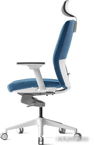 Кресло Bestuhl J2 White Pl с подголовником (голубой)