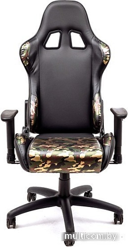 Кресло AksHome Military Eco (черный/камуфляж)