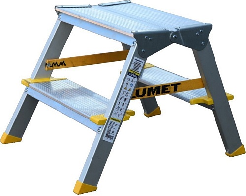 Лестница-стремянка Алюмет ASD 5202 (2х2 ступеней)