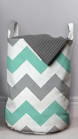 Корзина JoyArty Бледные зигзаги gaba_11612