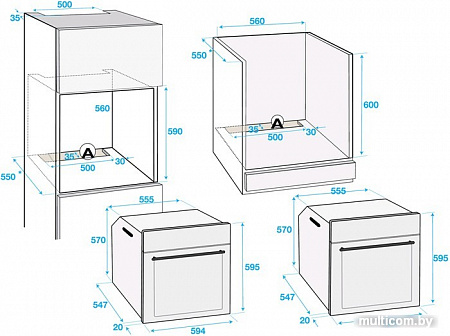 Духовой шкаф BEKO BIM 26400 XCS