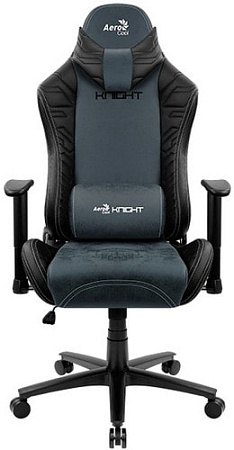 Кресло AeroCool Knight Steel Blue (черный/синий)