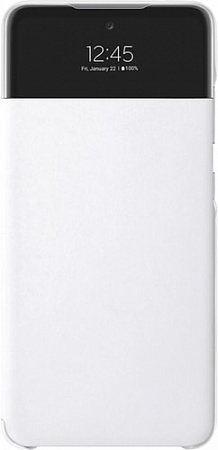 Чехол Samsung S View Wallet Cover для Samsung Galaxy A52 (белый)