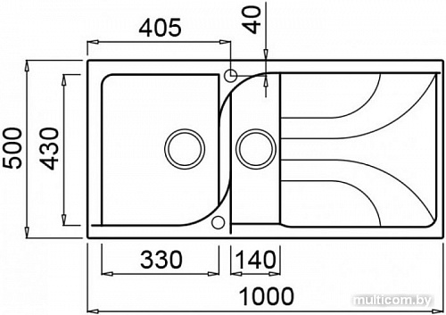 Кухонная мойка Elleci Ego 475 Ghisa M70