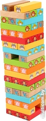 Развивающая игра Lucy & Leo Падающая башня. Угадай кто LL236