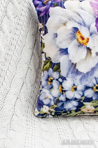 Декоративная подушка Mega Toys Георгины сиреневые 01059