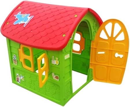 Игровой домик Dohany Деревенский 5075 (красный/зеленый)