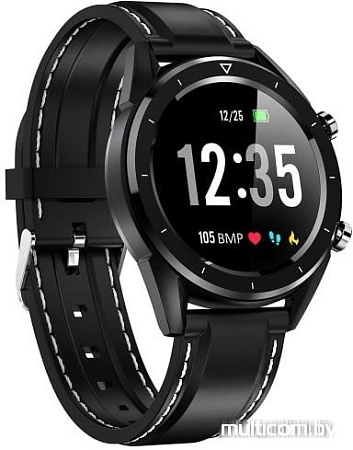 Умные часы NO.1 DT28 (черный, силиконовый ремешок)