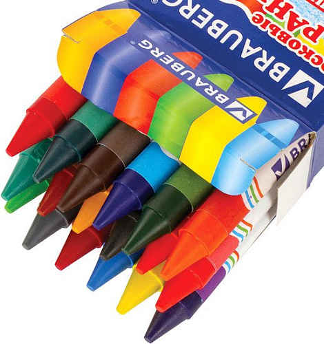 Восковые мелки BRAUBERG 222967 (18 цв)