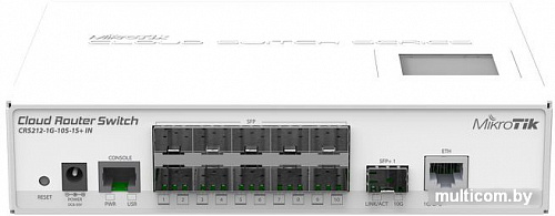 Коммутатор Mikrotik Cloud Router Switch CRS212-1G-10S-1S+IN