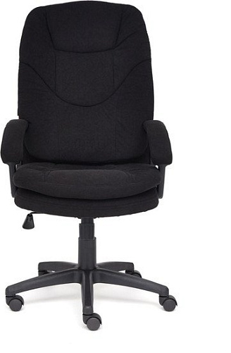 Офисное кресло TetChair Comfort LT флок (черный)