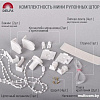 Мини рулонные шторы Delfa Сантайм Глория СРШ-01М 2403 81x170, (лавр)